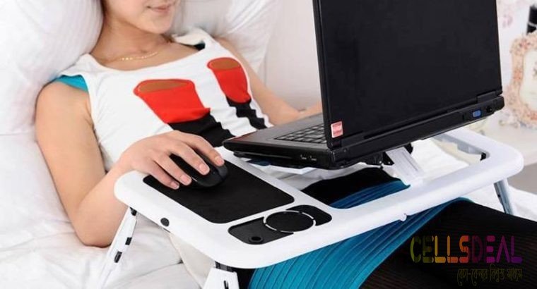 Multi-functional Laptop Table With Cooling Fan – 2