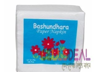 Bashundhara Napkin Restaurant Box Tissue – 120 Pcs