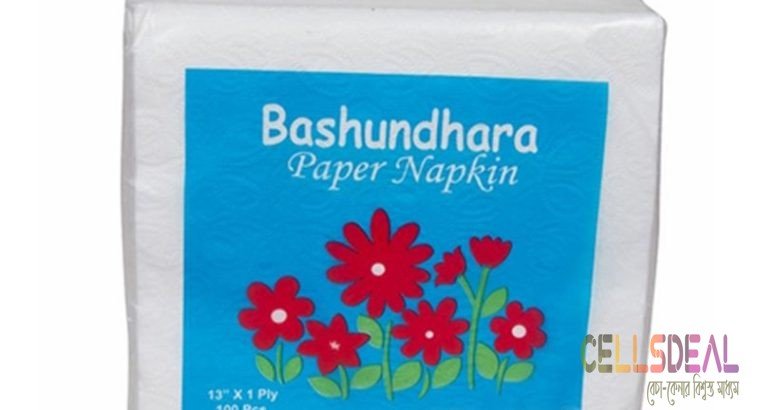 Bashundhara Napkin Restaurant Box Tissue – 120 Pcs