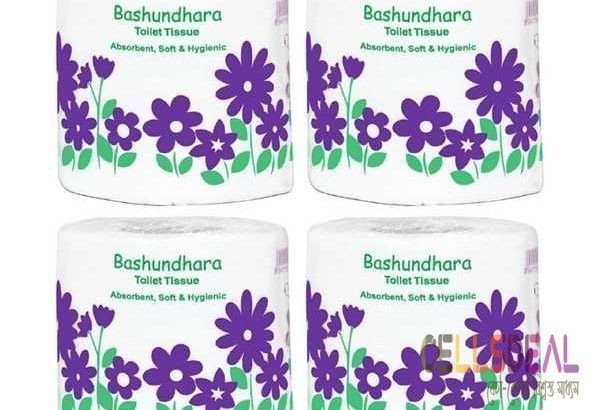 Bashundhara Toilet Tissue – 4 Pcs