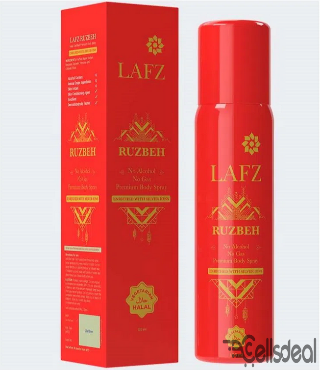 LAFZ No Alcohol Ruzbeh পারফিউম 120ml India