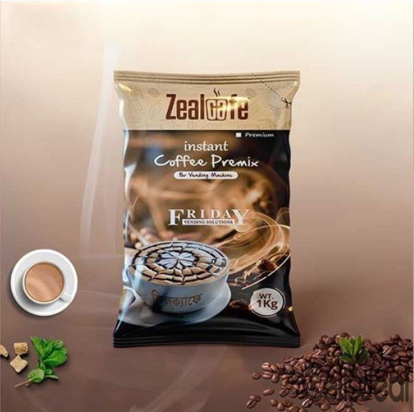 ZealCafe Instant Coffee Premix (Premium) – 1Kg
