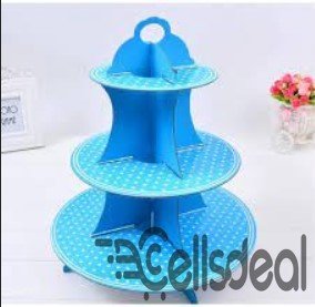 1 Piece 3 Tier Cupcake Stand Paperboard Cake Stand