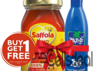 Saffola Honey (Free Parachute Coconut Oil 99 ml)