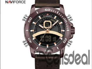 NAVIFORCE NF9181 Stainless Steel Dual Time Watch