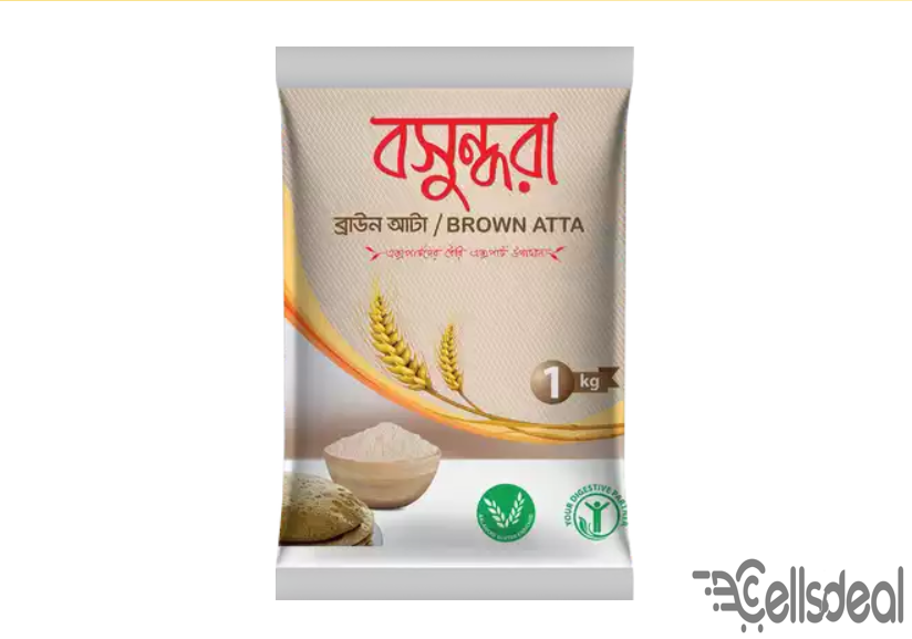 Bashundhara Brown Flour (Lal Atta) – 1 kg