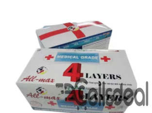 All-max Super Protection 4 Layer Medical Mask Box