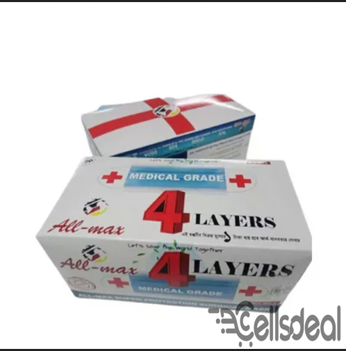 All-max Super Protection 4 Layer Medical Mask Box