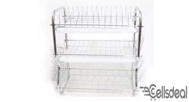 Ss Bowl And Plate Shelf – each