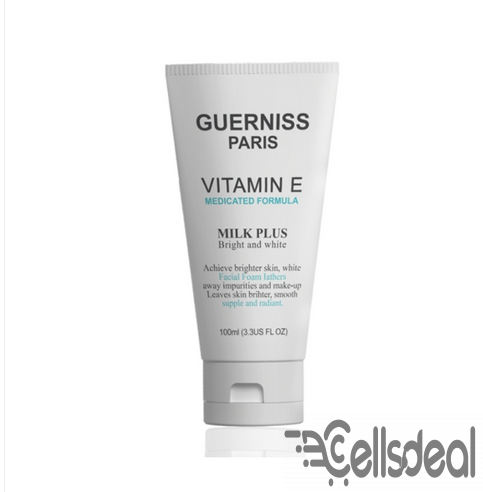 Guerniss Vitamin E Milk Plus Face Wash 100ml