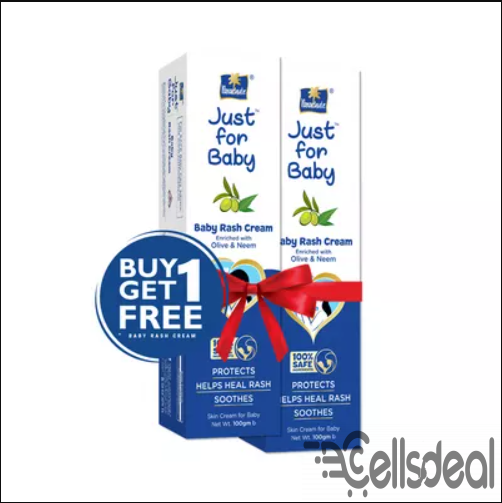 Parachute Just For Baby, Diaper Rash Cream -100 gm