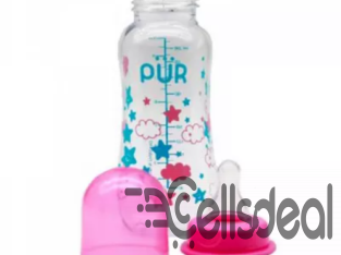 Pur Feeding Bottle 240 ml (Pink) – each