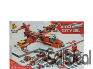 Panlos Brick City Fire Brigade 12 In 1 Lego 572 pc