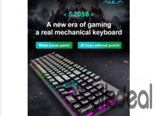 AULA S2056 Gaming Keyboard Macro Programming LED B
