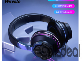 Wiresto H2 Wireless Bluetooth5.1 Headphone Over th