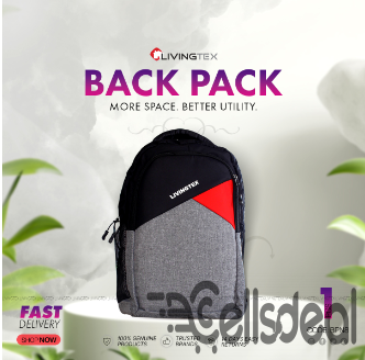 Livingtex Backpack Lightweight, Sleek for Travel,