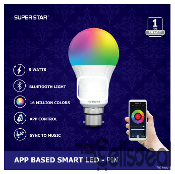 Super Star Smart LED App Controlled Bluetooth Bulb