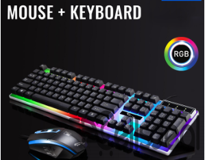 Gaming Mouse And Keyboard COMBO G21 RGB Keyboard M