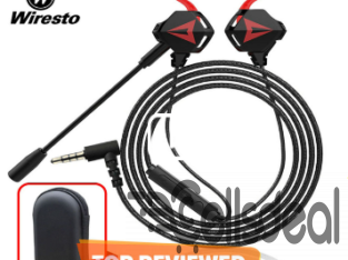 Wiresto G5 Wired Gaming Earphones In Ear Headphone