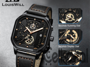 LouisWill Men’s Watches Casuals Fashion Watch Quar