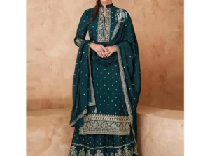 Unstitched Pakistani Georgette Dress