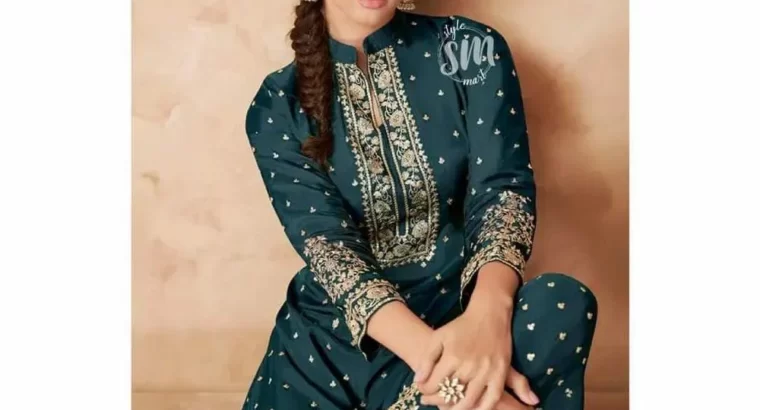 Unstitched Pakistani Georgette Dress