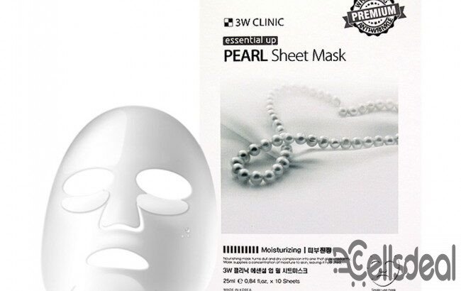 3W Clinic Essential Up Pearl Sheet Mask