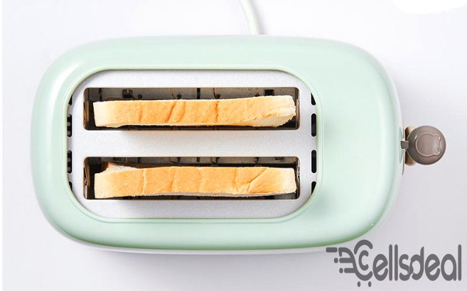 Ocean Bread Toaster 2 Slices with dust Cover