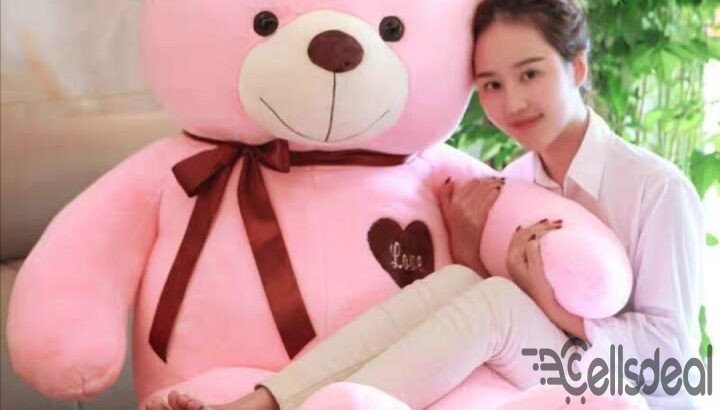 New Collection Extra Large Big Pink Teddy Bear