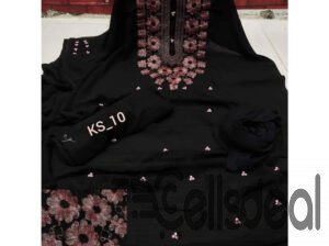 Exclusive Three Piece Georgette/Jorjet Embroidery