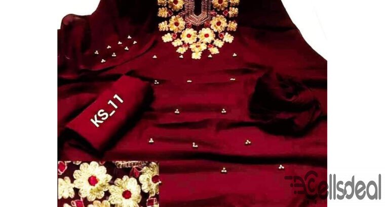 Exclusive Three Piece Georgette/Jorjet Embroidery