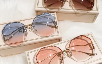 Rimless Sunglasses Women Brand Designer Sunglasses