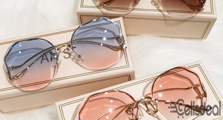 Rimless Sunglasses Women Brand Designer Sunglasses