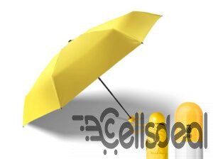 Ladies Capsule Umbrella Yellow 35″
