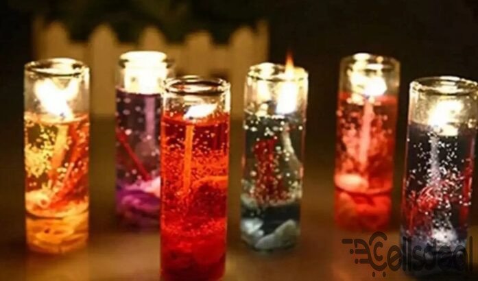 jelly candle big 1pc
