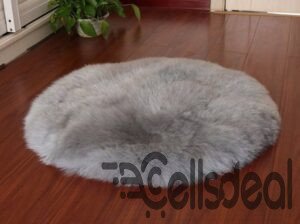 faux sheepskin wool carpet 30 x 30 cm Fluffy soft