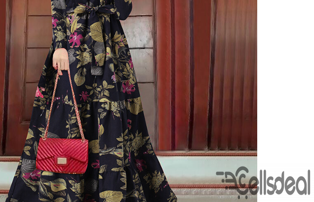 ZANZEA Muslimah Womens Floral Bohemian