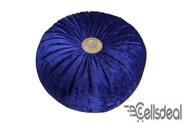 Comfy Car Pillow Blue