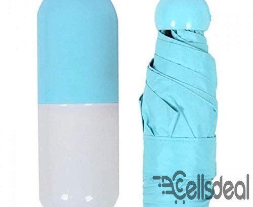 Ladies Capsule Umbrella Blue 35″