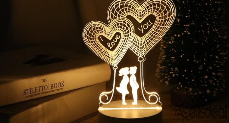 3D Plate LED Lamp Creative Night Lights Novelty Il
