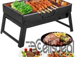 Portable BBQ Machine Big Size 17 Inch Black