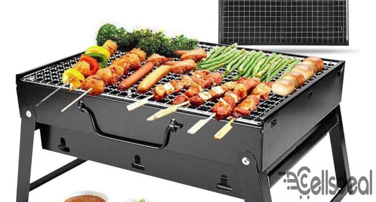 Portable BBQ Machine Big Size 17 Inch Black