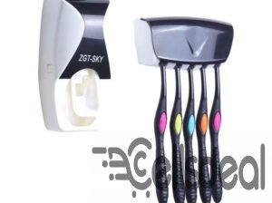 Automatic Toothpaste Dispenser With Toothbrush