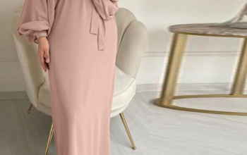 ZANZEA Muslimah Women Muslim Puff Sleeve Belted