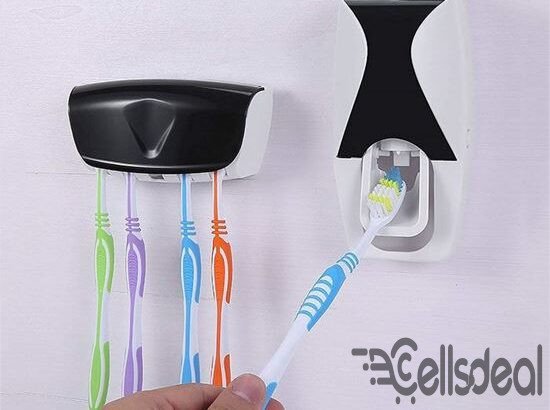 Automatic Toothpaste Dispenser With Toothbrush