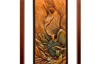 Philo Petals Terracotta Artwork 24″ X 14″