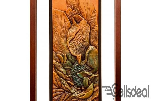 Philo Petals Terracotta Artwork 24″ X 14″