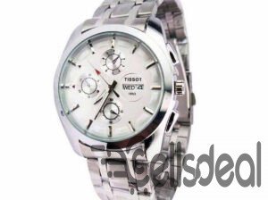 Curren 8106-Stainless Steel Analog Clock for Men