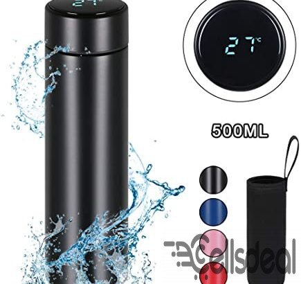 500ml Smart Water Bottle LED Touch Display