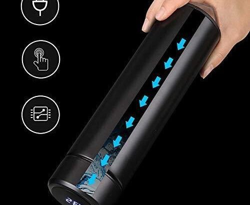 500ml Smart Water Bottle LED Touch Display